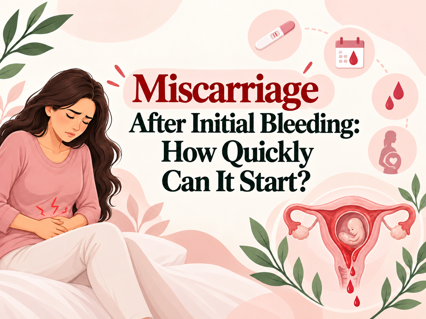 You are currently viewing Miscarriage After Initial Bleeding: How Quickly Can It Start?